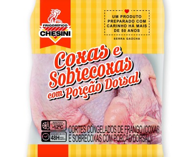 Coxas e Sobrecoxas com Porção Dorsal Congeladas